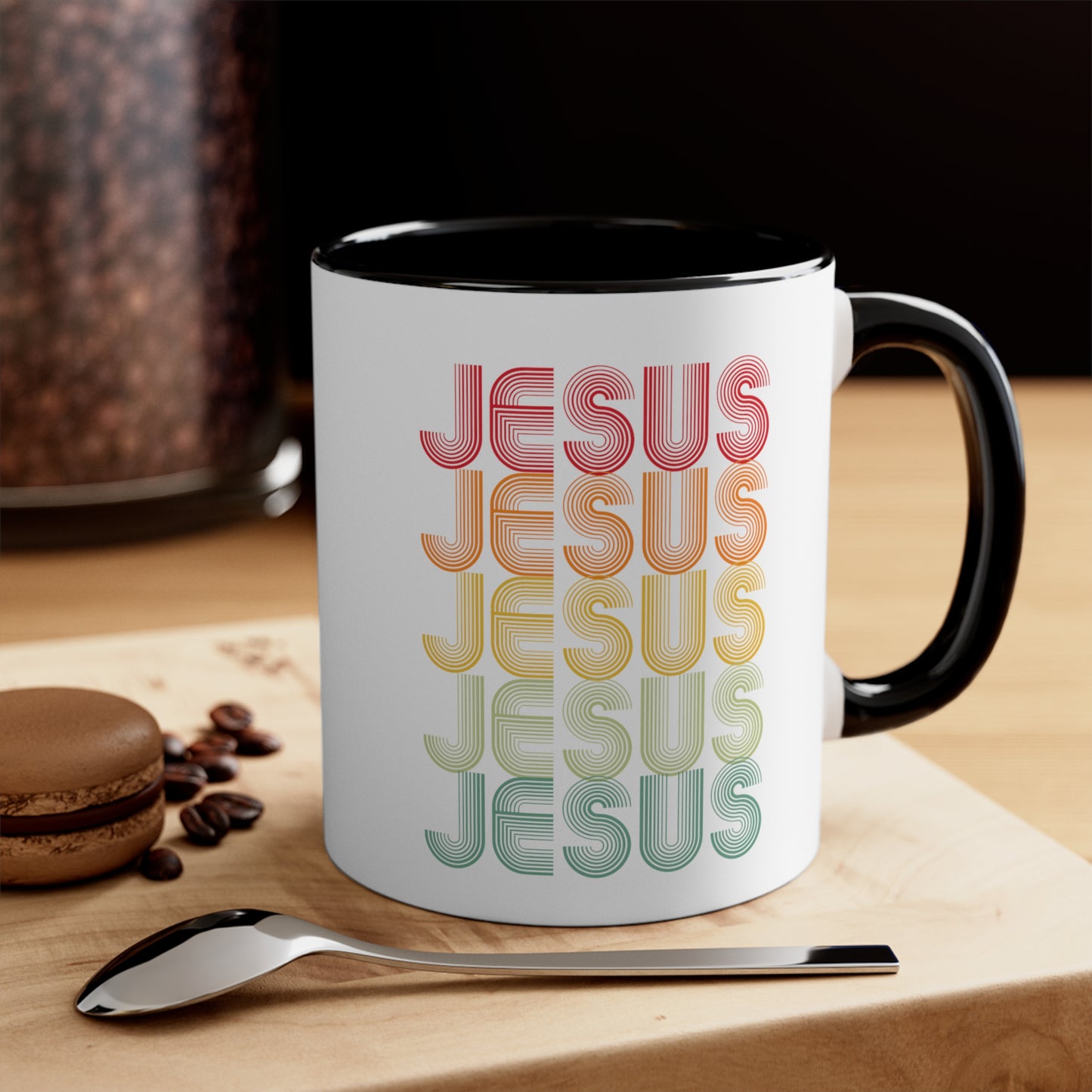 RETRO JESUS Boho Coffee Mug