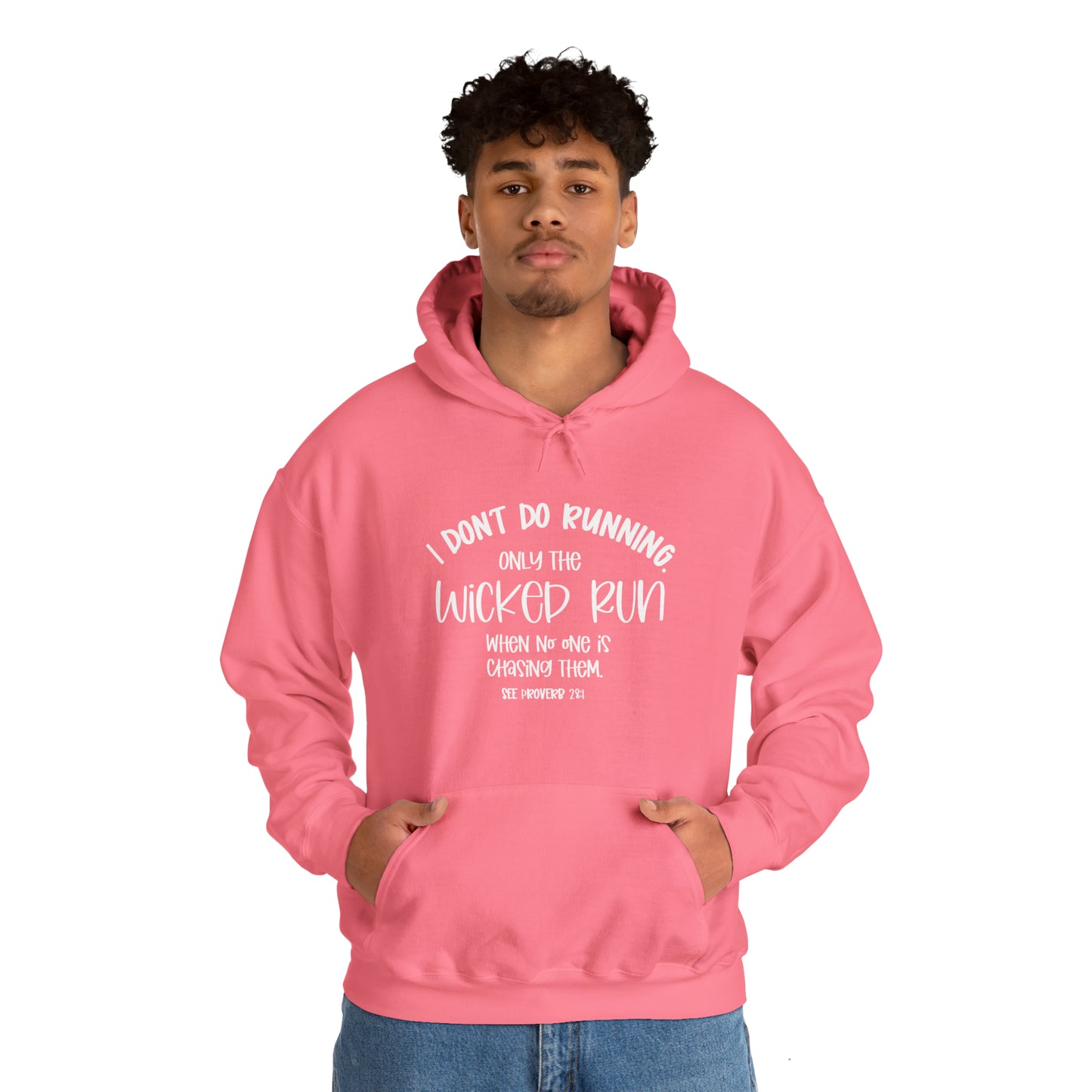 Only the wicked run when no one is chasing them | Christian Sweatshirt | Christian Apparel | Faith Inspiration