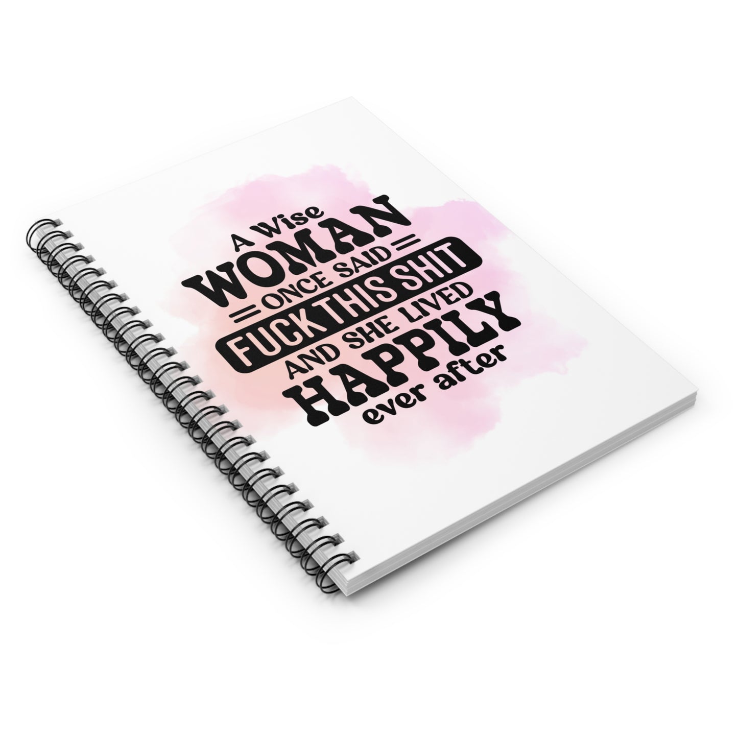 Fuck this Shit | Pink Spiral Notebook