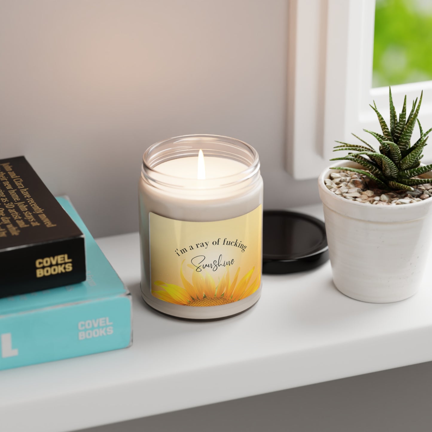 I'm a Ray of Fucking Sunshine Scented Soy Candle