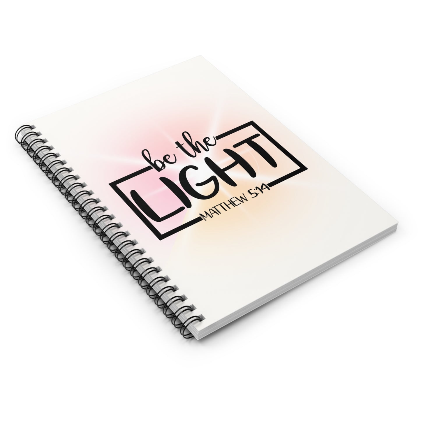 Be the Light Lined Journal | Spiral Notebook