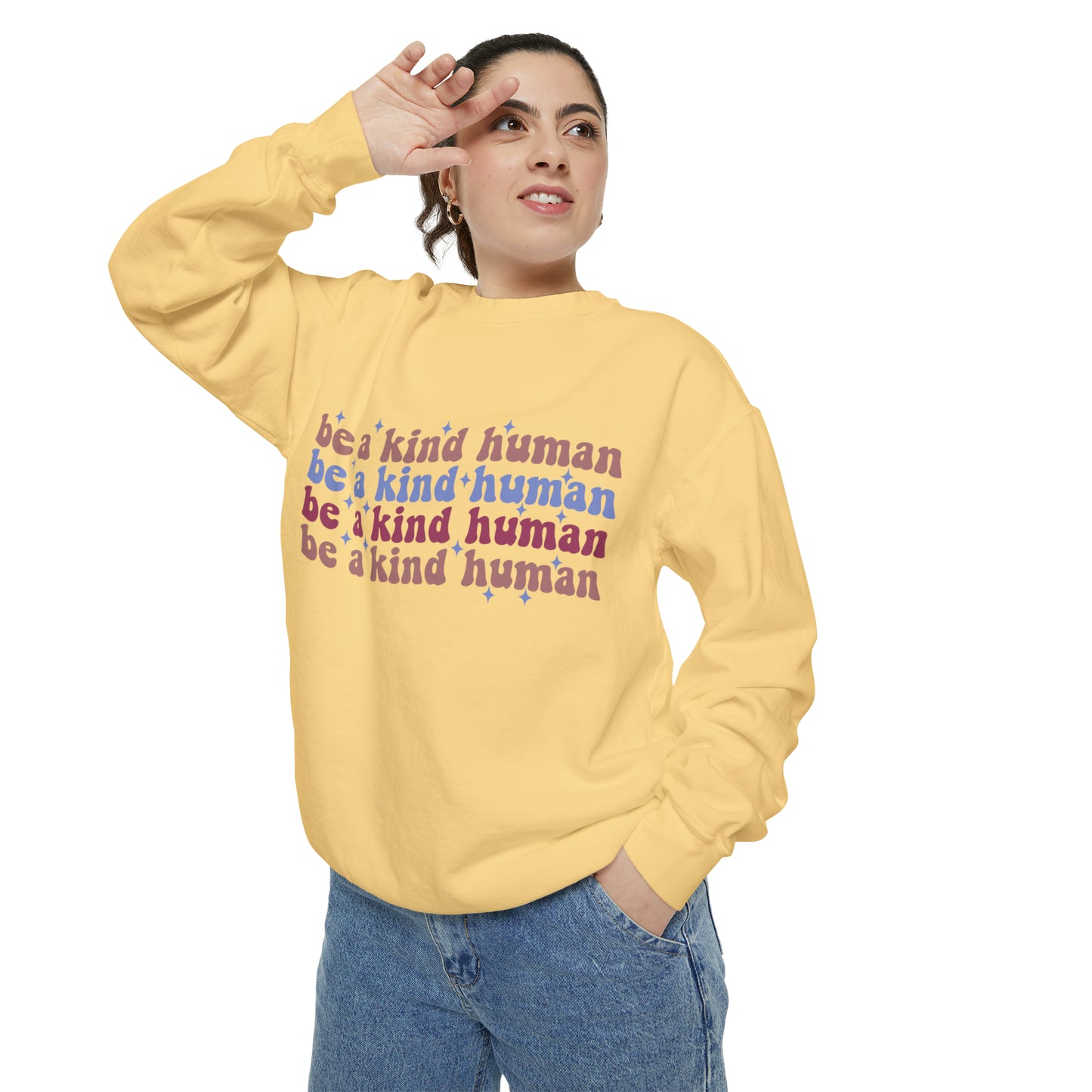 Be a kind Human Sweatshirt | Retro Sweatshirt