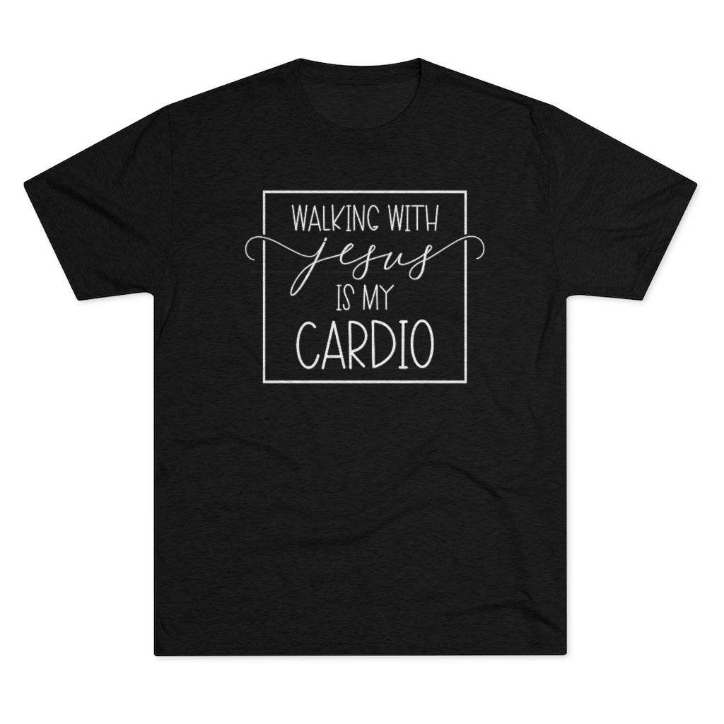 Walking with Jesus is my Cardio Shirt | Funny Tee
