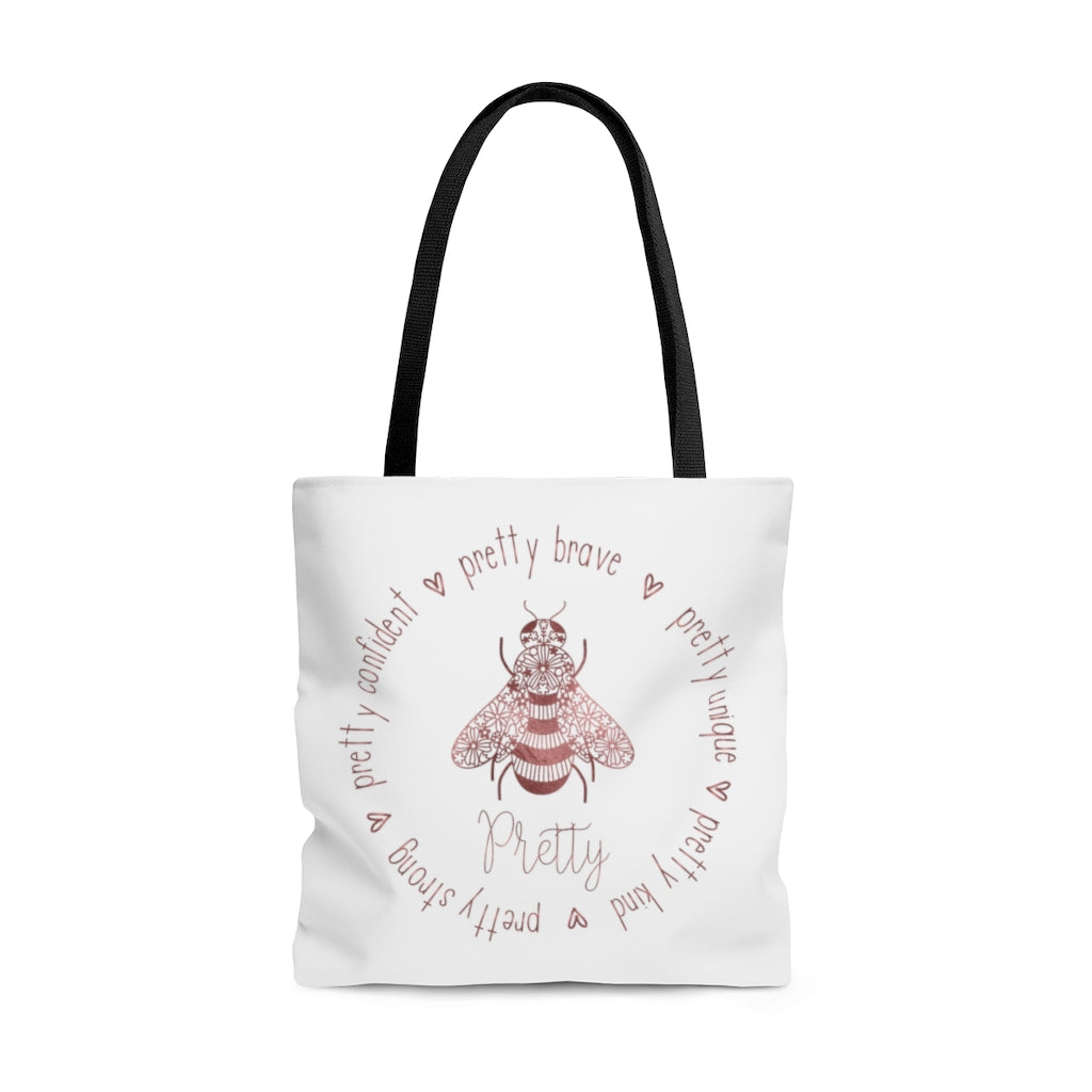 Honey Bee Tote | Bee Pretty tote | Be Pretty Tote
