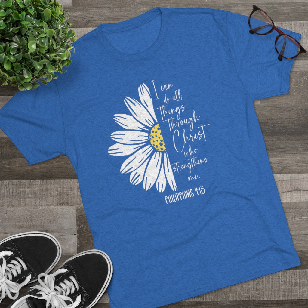 I Can do All Things through Christ Crewneck Positivi-tee | Christian Shirt