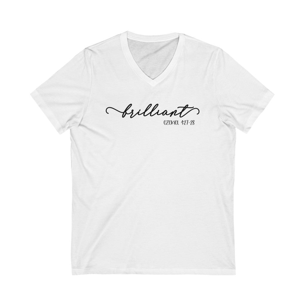 Brilliant V-neck shirt | Positivity Tee