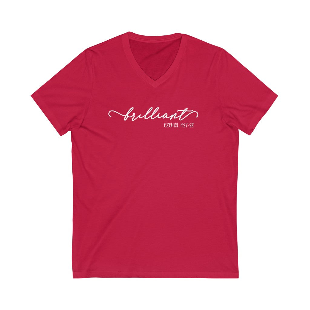 Brilliant V-neck shirt | Positivity Tee