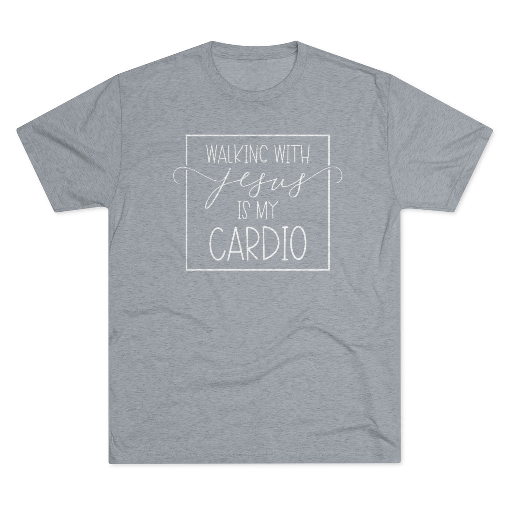 Walking with Jesus is my Cardio Shirt | Funny Tee