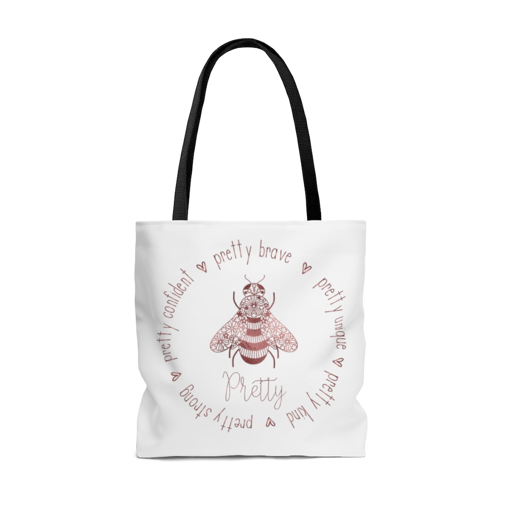 Honey Bee Pretty Tote | Large Tote Bag | Bee Tote