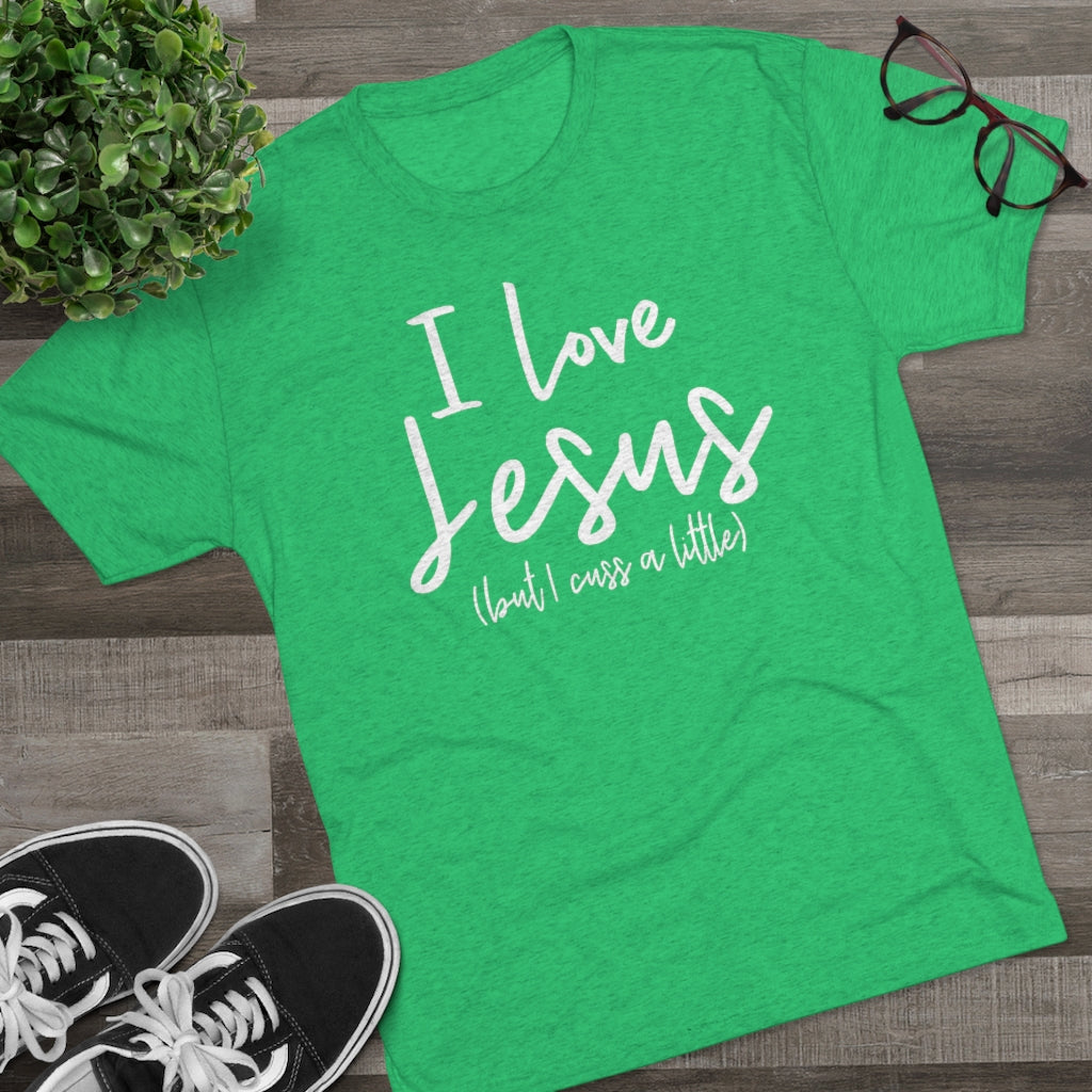 I Love Jesus But I Cuss A Little Shirt | Funny Christian Shirt