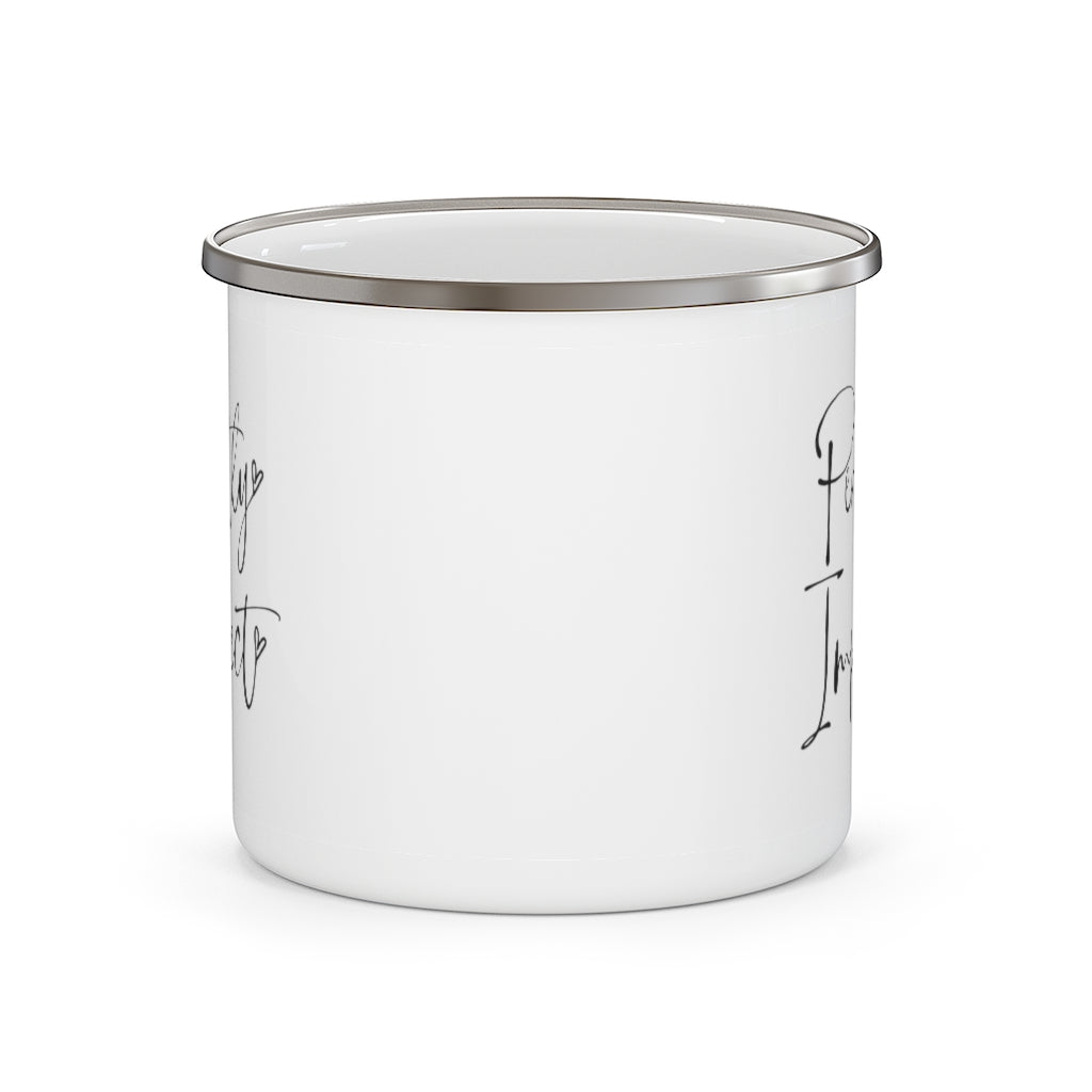 Perfectly Imperfect Enamel Campfire Mug | Camping Mug