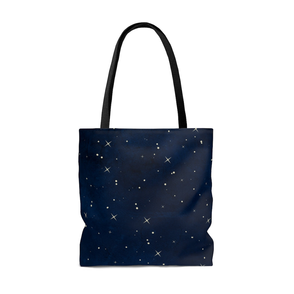 When it's DARK look for the STARS Tote | Large Canvas Tote