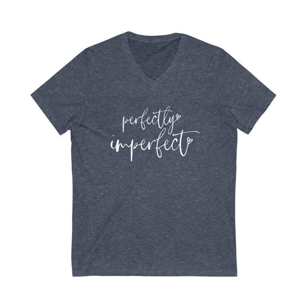 Perfectly Imperfect V-neck shirt | Positivi-tee Shirt