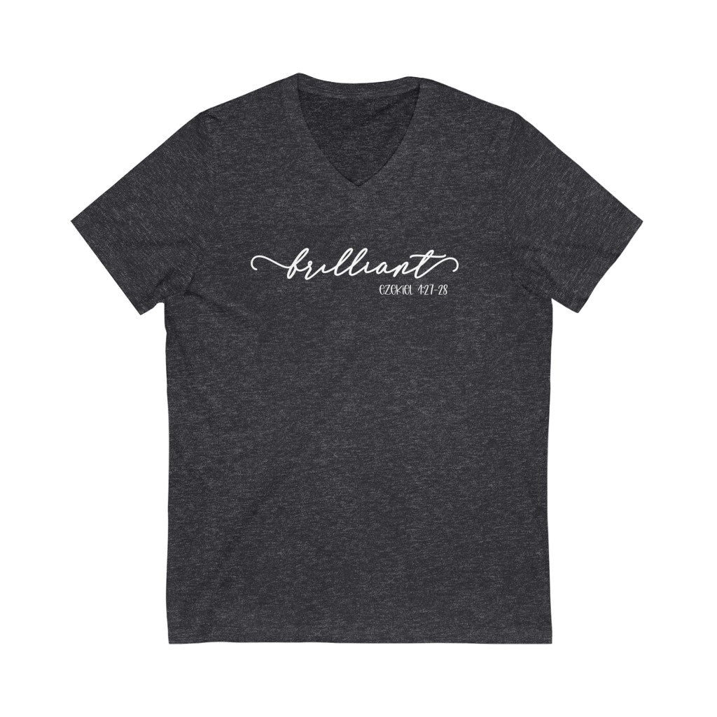 Brilliant V-neck shirt | Positivity Tee