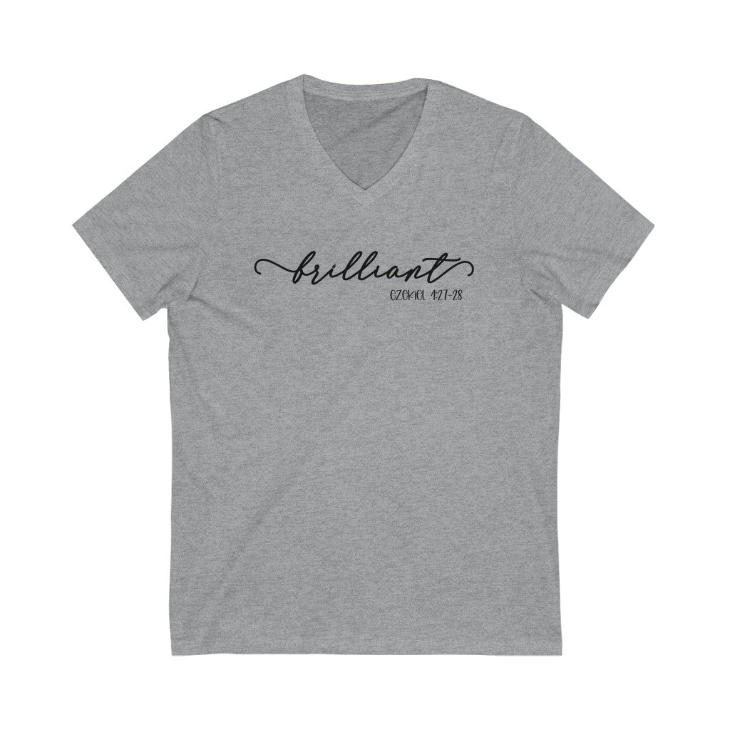 Brilliant V-neck shirt | Positivity Tee
