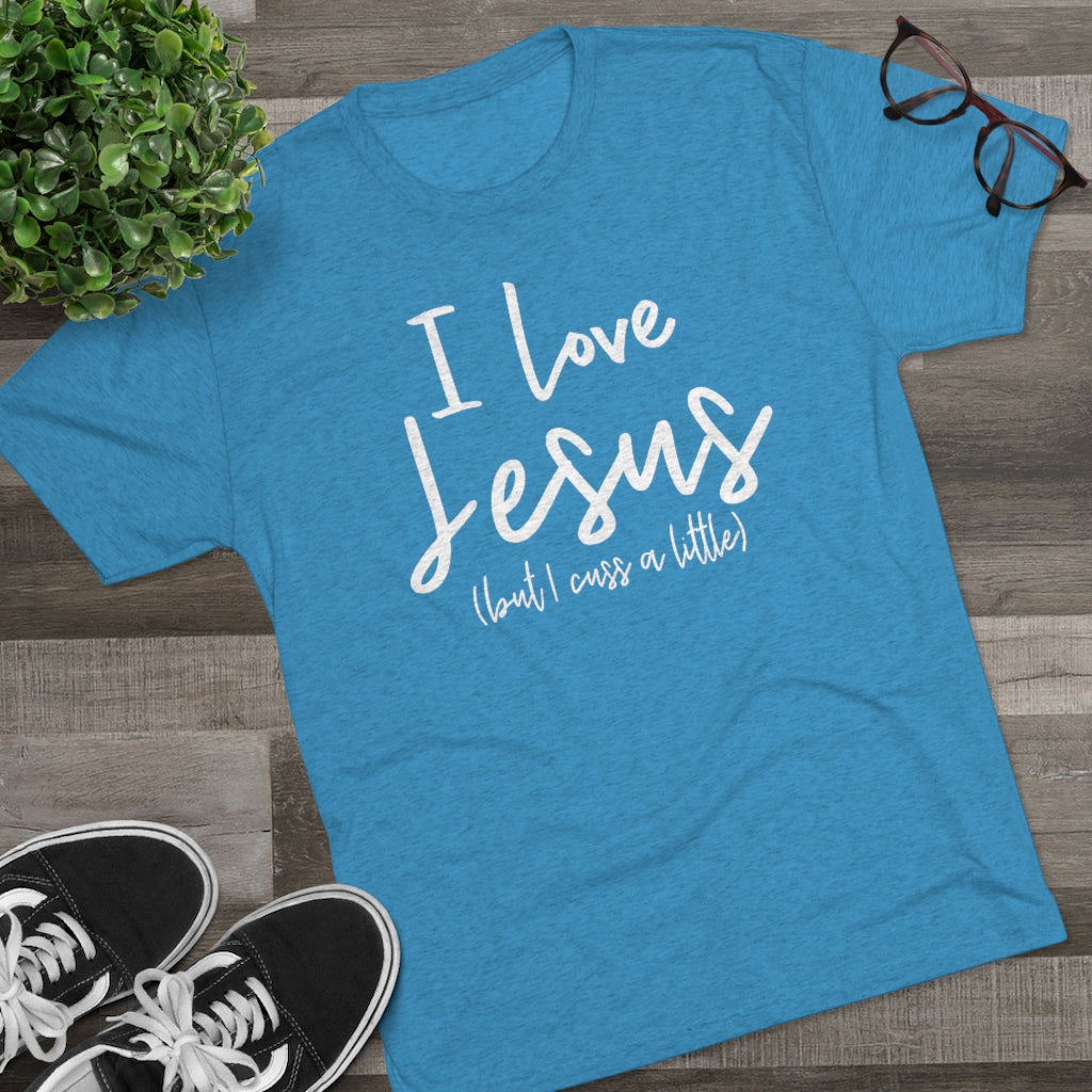 I Love Jesus But I Cuss A Little Shirt | Funny Christian Shirt