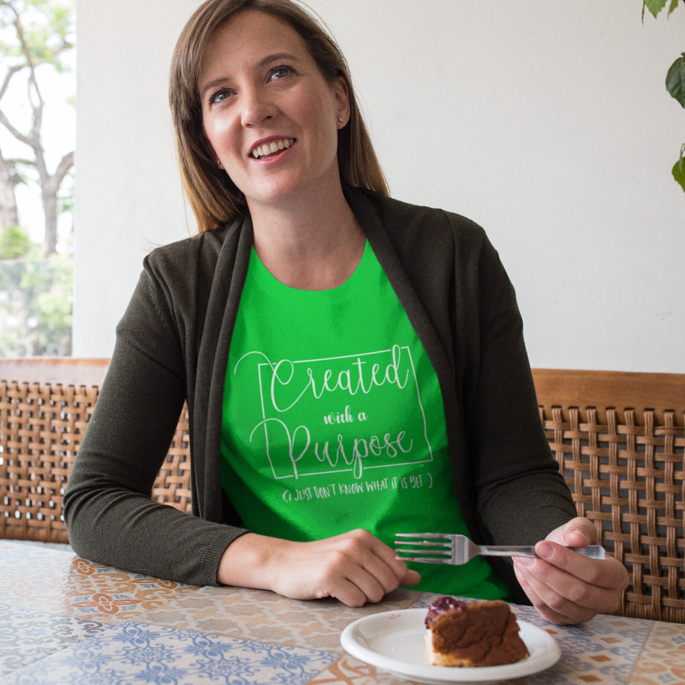 Funny Christian shirt | Created with a purpose shirt