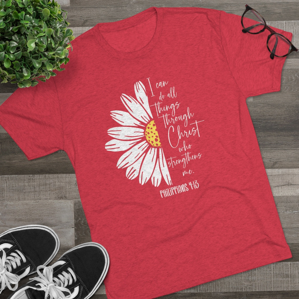 I Can do All Things through Christ Crewneck Positivi-tee | Christian Shirt