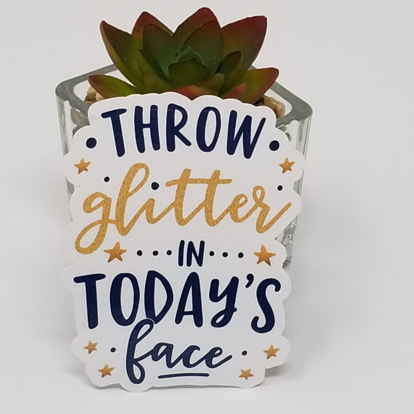Sticker- Throw Glitter in Today's Face