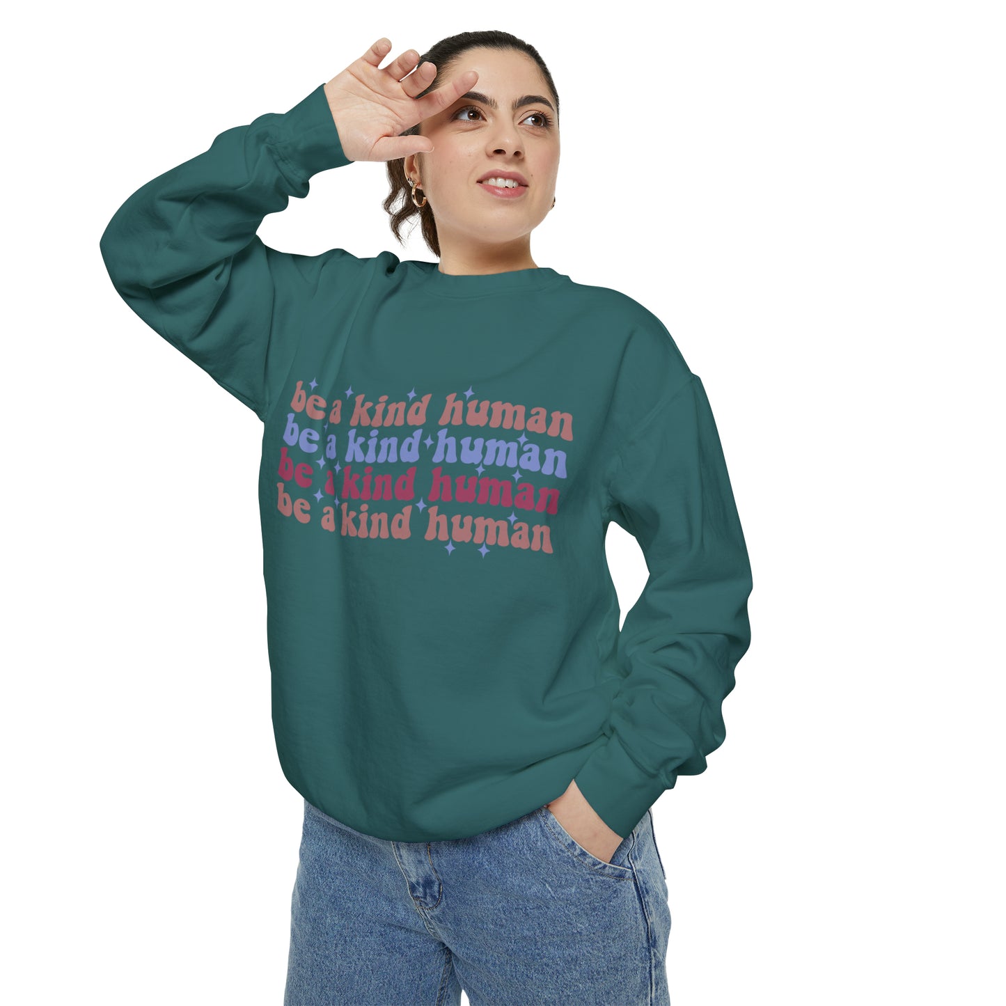 Be a kind Human Sweatshirt | Retro Sweatshirt