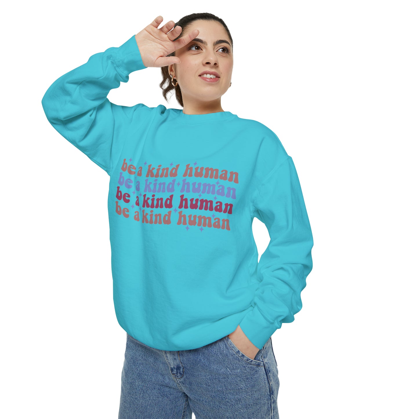 Be a kind Human Sweatshirt | Retro Sweatshirt