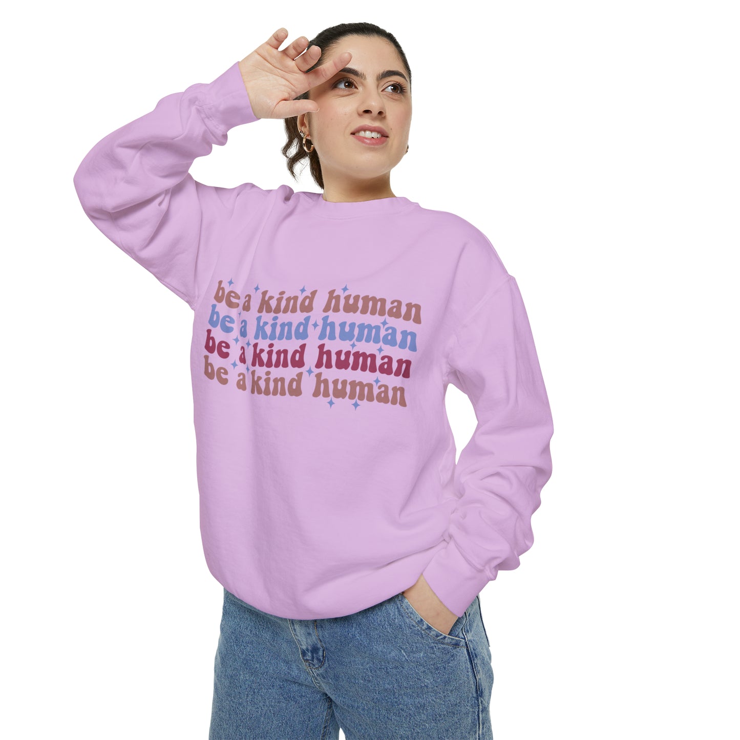 Be a kind Human Sweatshirt | Retro Sweatshirt