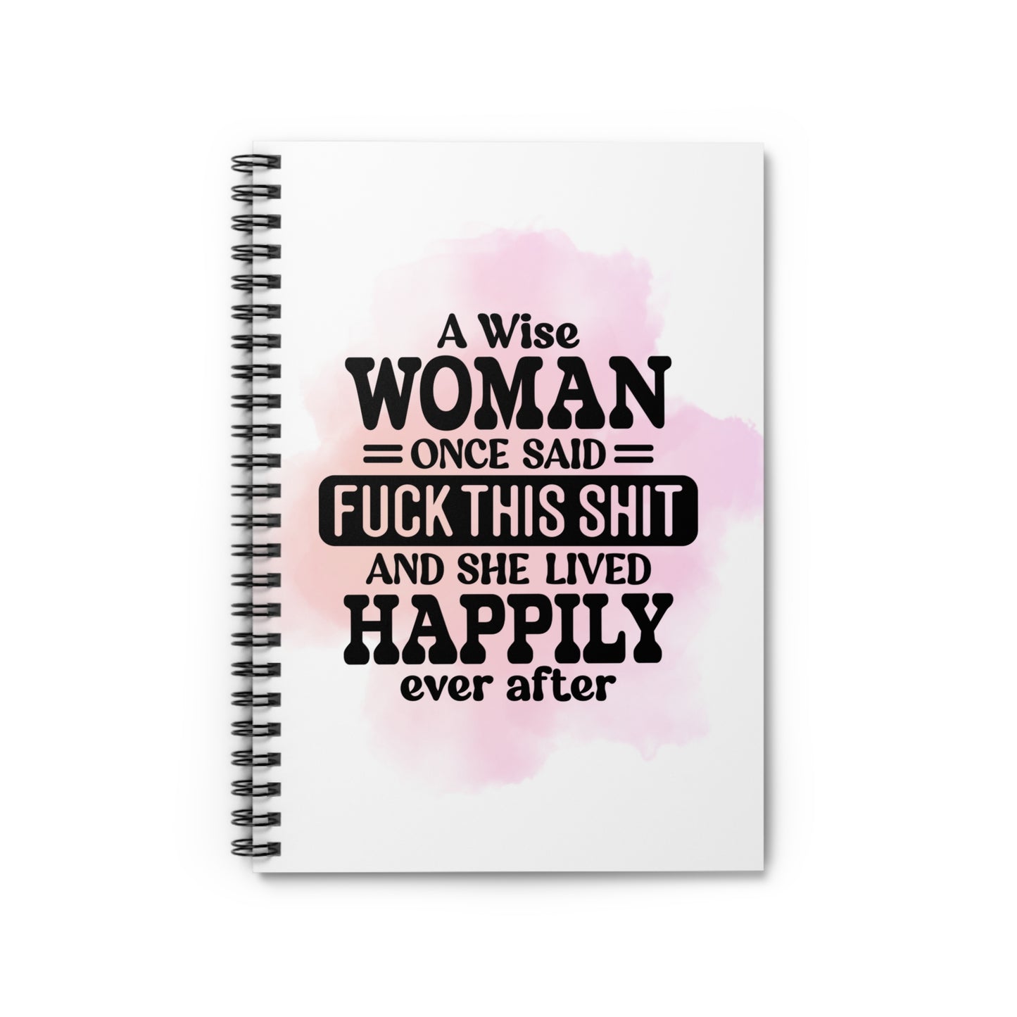 Fuck this Shit | Pink Spiral Notebook