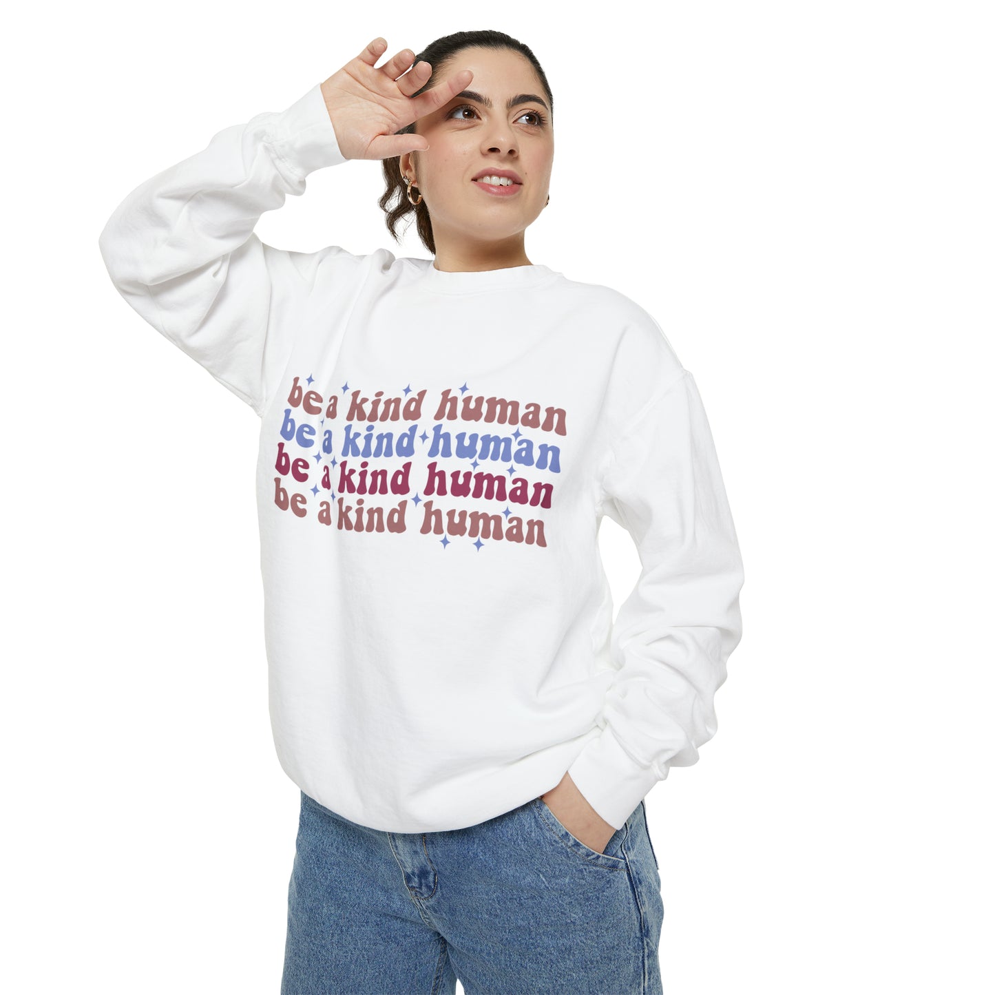 Be a kind Human Sweatshirt | Retro Sweatshirt