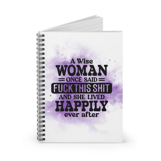 Fuck this Shit | PurpleSplash Spiral Notebook