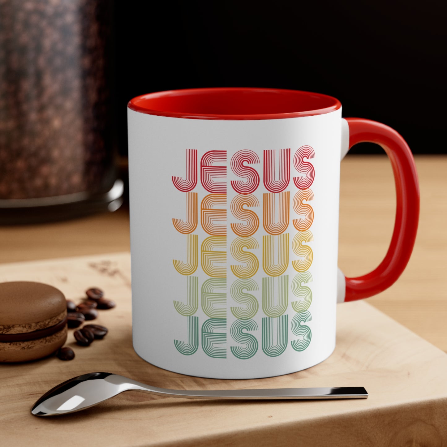 RETRO JESUS Boho Coffee Mug