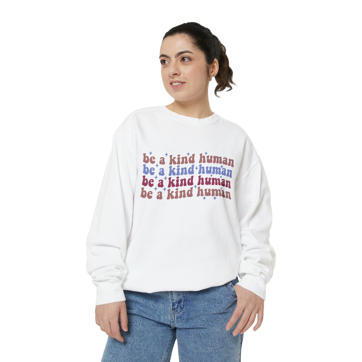 Be a kind Human Sweatshirt | Retro Sweatshirt