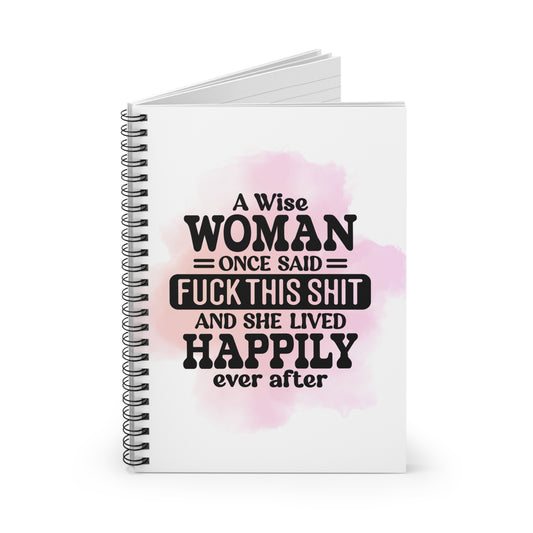 Fuck this Shit | Pink Spiral Notebook