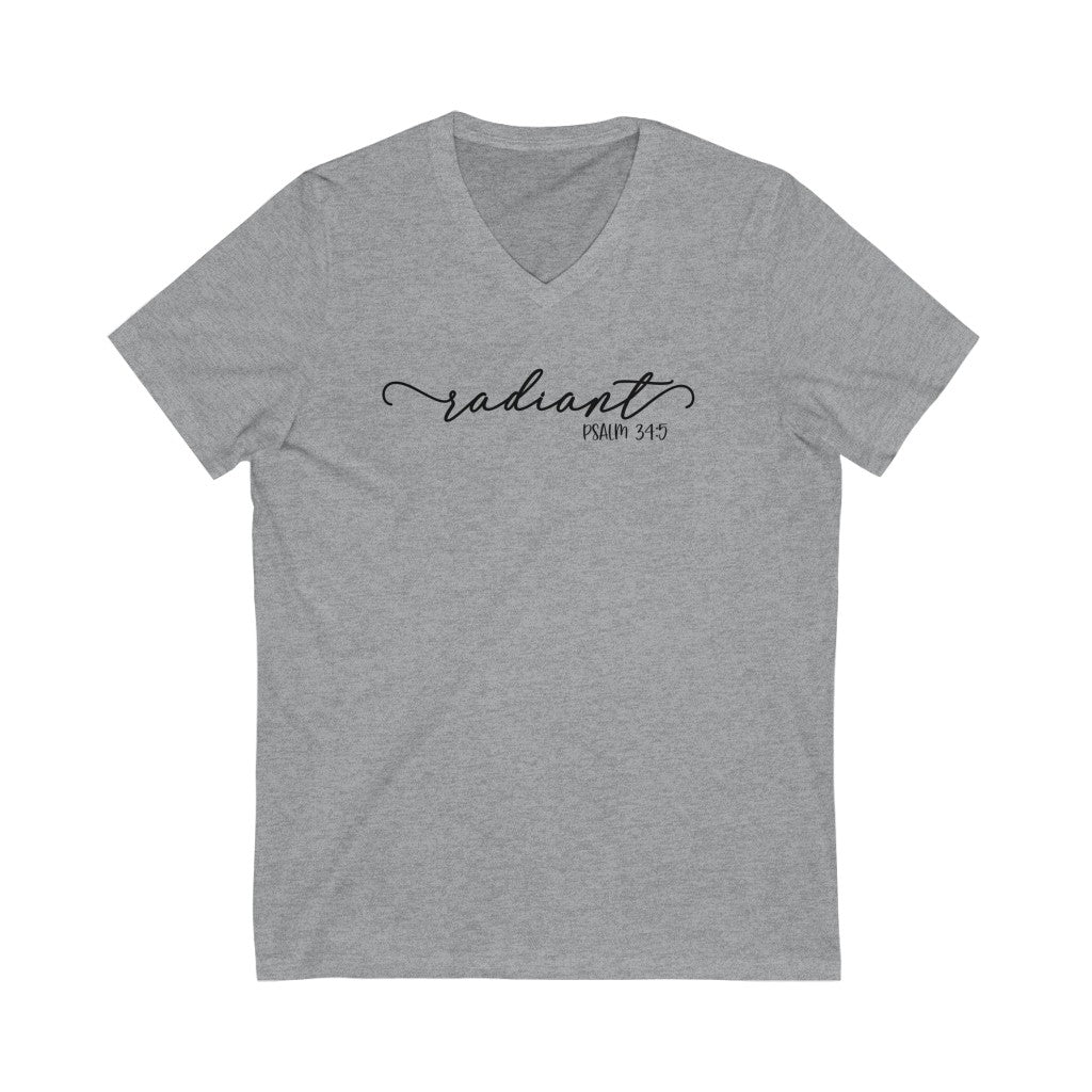 Radiant V-neck shirt | Positivity Tee