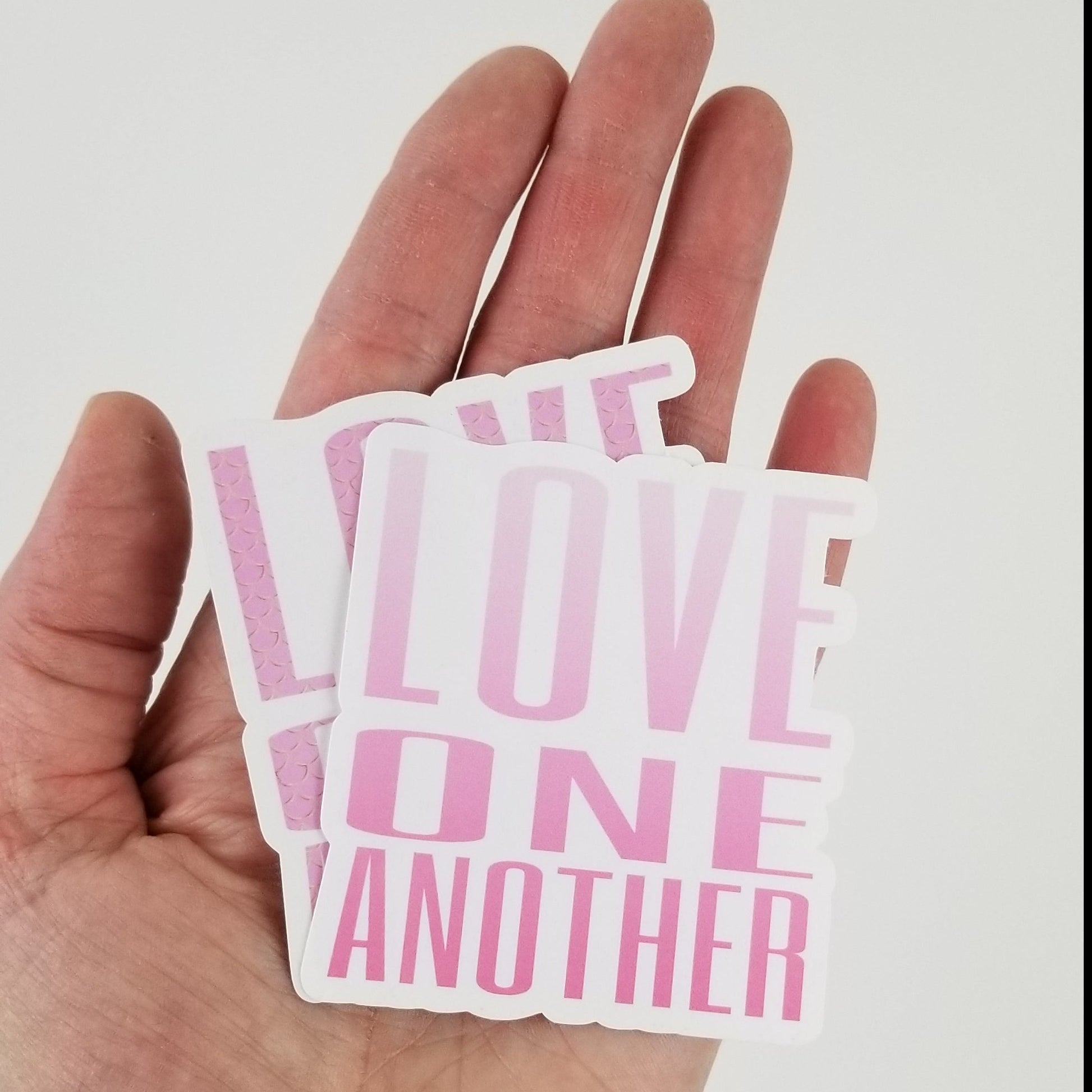 love one another sticker | inspirational sticker