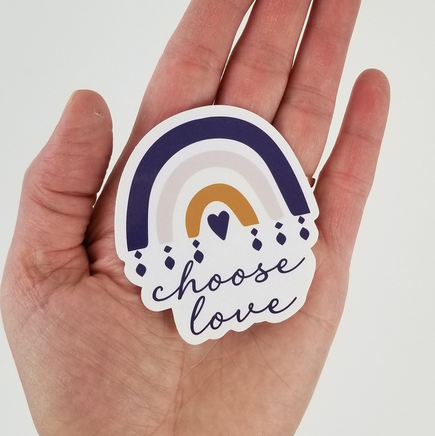 Sticker- Choose Love Rainbow