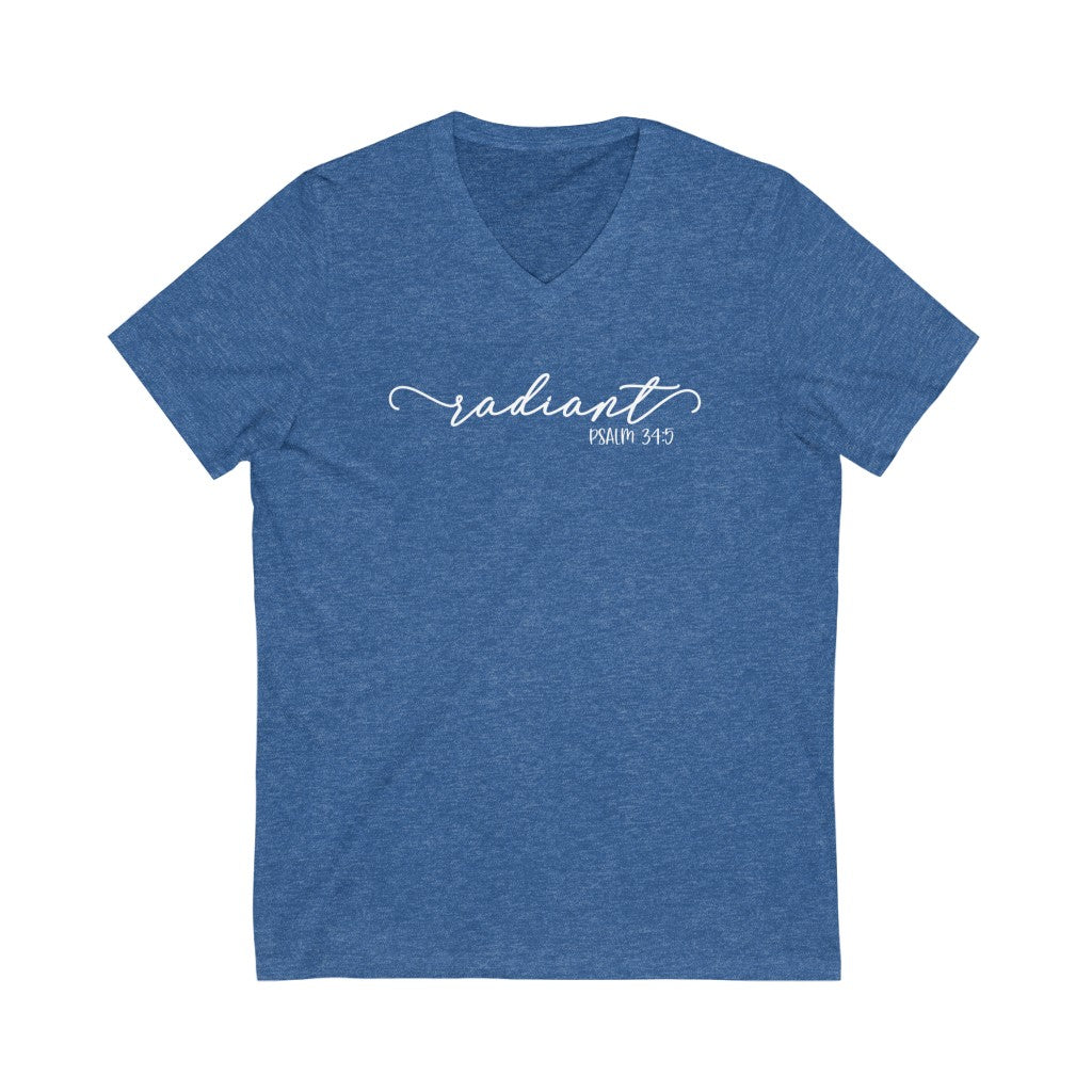 Radiant V-neck shirt | Positivity Tee