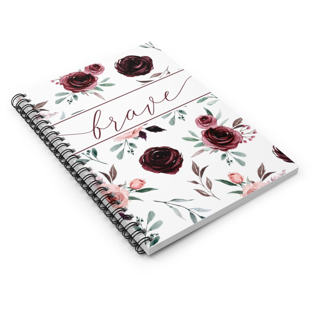 Brave Floral Journal | Floral Journal Notebook