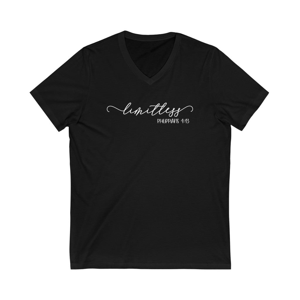 Limitless V-neck Shirt | Positivity Tee