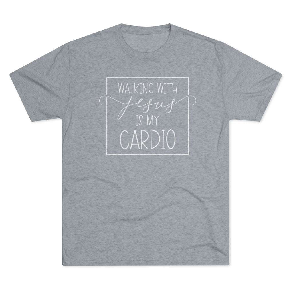 Walking with Jesus is my Cardio Shirt | Funny Tee