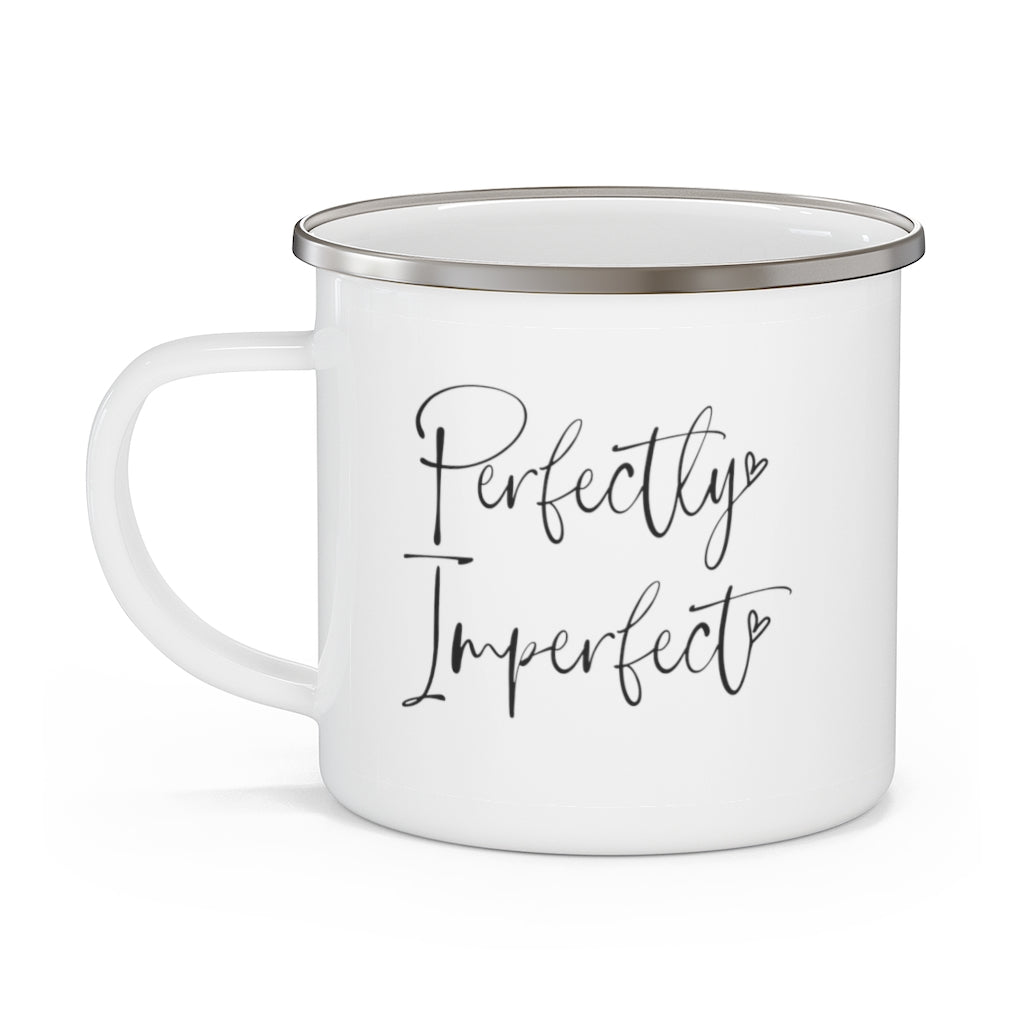 Perfectly Imperfect Enamel Campfire Mug | Camping Mug