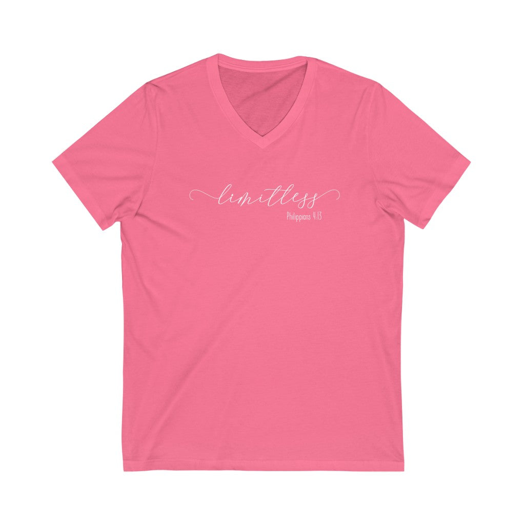 Limitless V-neck Shirt | Positivity Tee