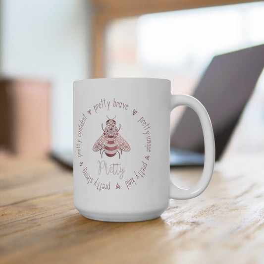 Honey Bee Mug | Rose Gold Bee Mug | Bee coffee mug | Rose gold Coffee Mug