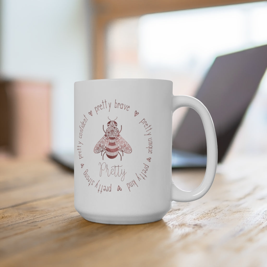 Honey Bee Mug | Rose Gold Bee Mug | Bee coffee mug | Rose gold Coffee Mug