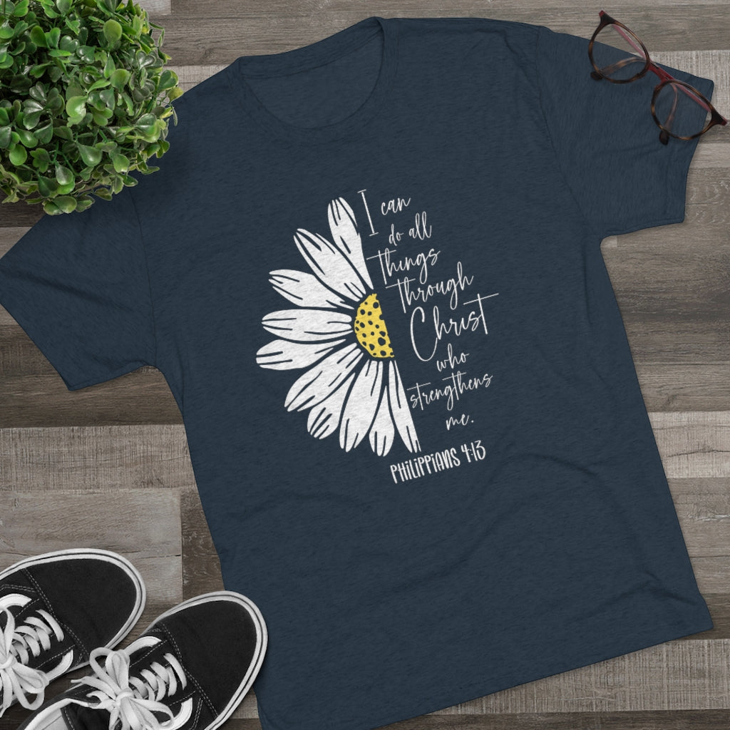 I Can do All Things through Christ Crewneck Positivi-tee | Christian Shirt