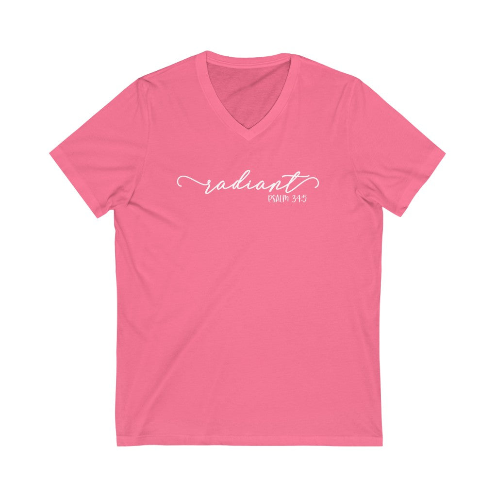 Radiant V-neck shirt | Positivity Tee