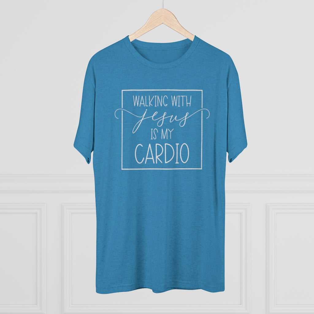 Walking with Jesus is my Cardio Shirt | Funny Tee