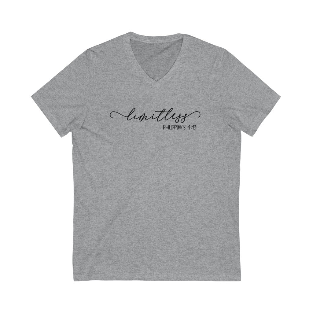 Limitless V-neck Shirt | Positivity Tee