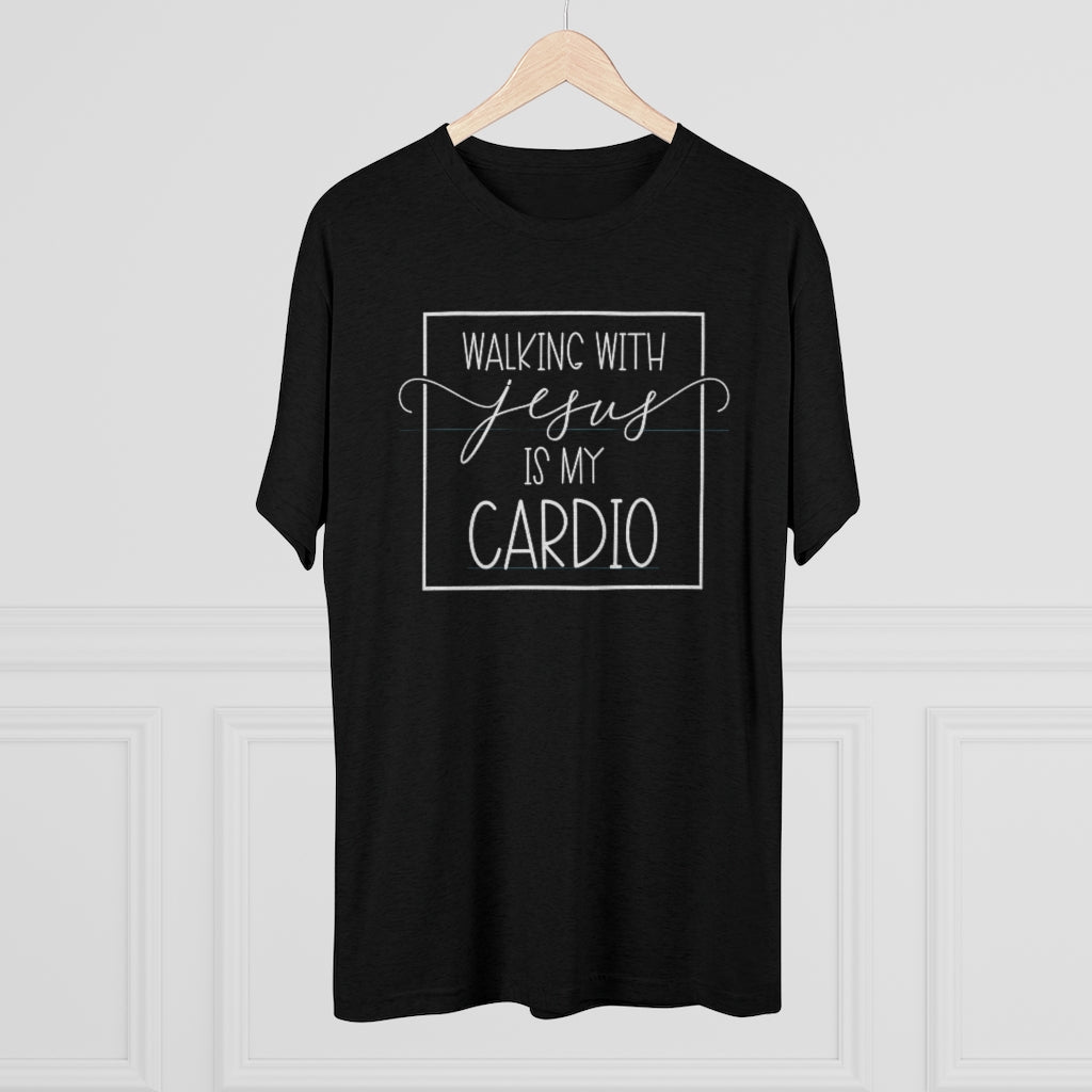 Walking with Jesus is my Cardio Shirt | Funny Tee