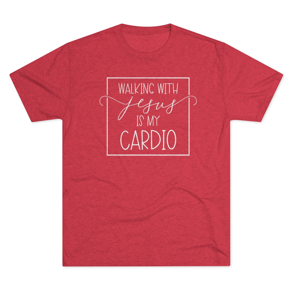 Walking with Jesus is my Cardio Shirt | Funny Tee