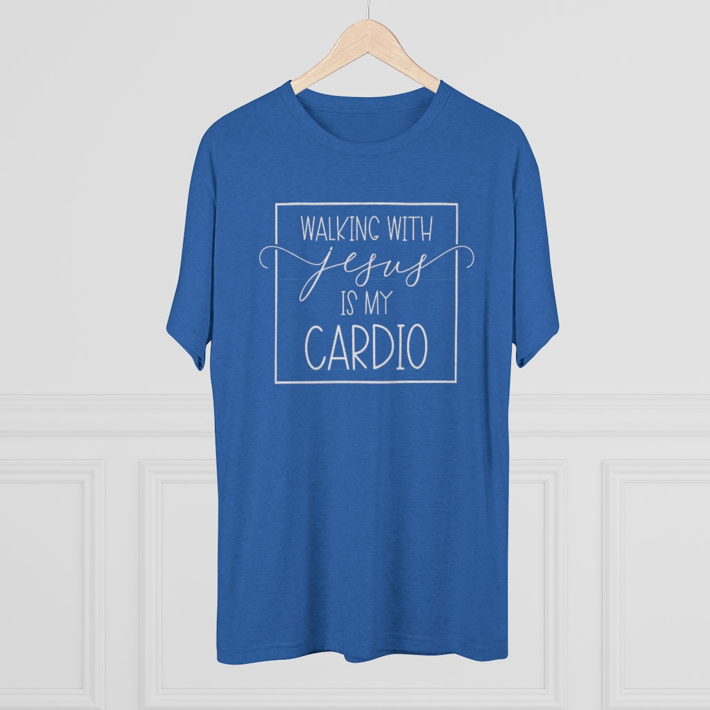 Walking with Jesus is my Cardio Shirt | Funny Tee